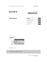 Sony KD-70X8300F Инструкция по началу работы