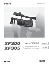 Canon XF300 Инструкция по эксплуатации