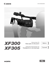 Canon XF300 Руководство пользователя
