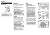 Canon EFM 22mm f/2 STM Руководство пользователя