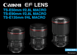Canon TS-E 135mm f/4L MACRO Инструкция по эксплуатации