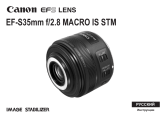 Canon EF-S 35mm f/2.8 Macro IS STM with Lens Hood ES-27 Руководство пользователя