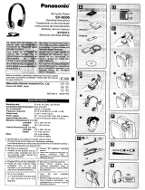 Panasonic SVSD05 Инструкция по эксплуатации