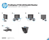 HP ProDisplay P19A 19-inch LED Backlit Monitor Инструкция по установке