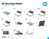 HP Pavilion 23tm 23-inch Diagonal Touch Monitor Инструкция по установке