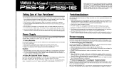 Yamaha PSS-16 Инструкция по применению