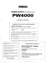 Yamaha PW4000 Инструкция по применению