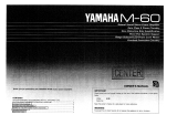 Yamaha M-60 Инструкция по применению