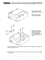 Yamaha CBX-D5 Инструкция по применению