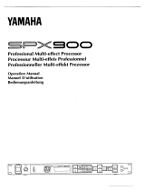 Yamaha SPX900 Инструкция по применению