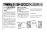 Yamaha NS-300X Инструкция по применению