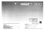 Yamaha T-300 Инструкция по применению