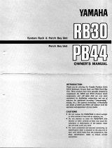 Yamaha PB44 Инструкция по применению