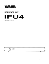 Yamaha IFU4 Инструкция по применению