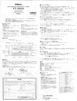 Yamaha YT-3000 Инструкция по применению