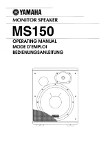 Yamaha MS150 Инструкция по применению