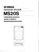 Yamaha MS20S Инструкция по применению