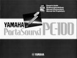 Yamaha PC-100 Инструкция по применению