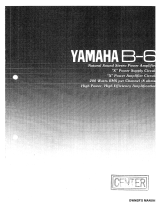 Yamaha B-6 Инструкция по применению
