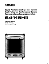 Yamaha S4115HII Инструкция по применению