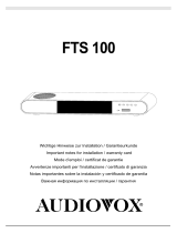 Audiovox FTS 100 Инструкция по применению