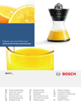 Bosch MCP72GPW Инструкция по применению