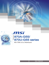 MSI 870A-G55 Инструкция по применению