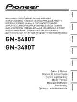 Pioneer GM-5400T Руководство пользователя