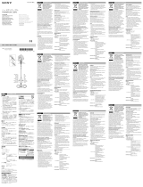 Sony MUC-S12BL1 Инструкция по применению