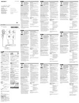 Sony MUC-B20SB1 Инструкция по применению