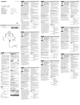 Sony MUC-M12SM2 Инструкция по применению