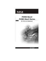 MSI P45D3 NEO3 Инструкция по применению