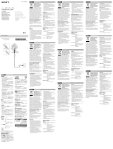Sony MUC-S12SM1 Инструкция по применению