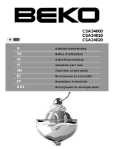 Beko CSA34000 Инструкция по применению