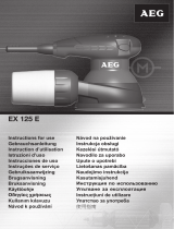 AEG EX 125 E Инструкция по применению