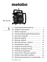 Metabo RC 14.4-18 Инструкция по применению