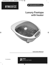 HoMedics Foot spa de luxe FS250 Инструкция по применению