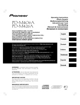 Pioneer PD-M406A Инструкция по применению
