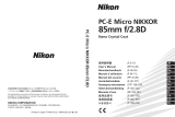 Nikon PC-E MICRO NIKKOR 85MM F-2.8D Инструкция по применению