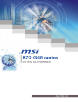 MSI MS-7599 G52-75991XG Инструкция по применению