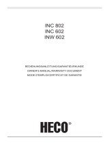 Heco INC 802 Инструкция по применению