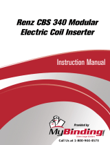 MyBinding Renz CBS 340 Modular Electric Coil Inserter Руководство пользователя