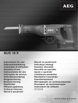 AEG BUS 18 X Инструкция по применению