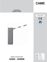 CAME g2500n Инструкция по установке