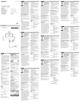Sony MUC-M12SM1 Инструкция по применению