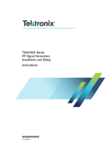Tektronix TSG4100A Series Руководство пользователя