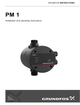 Grundfos PM 1 Installation And Operating Instructions Manual