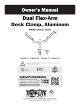 Tripp Lite Dual Flex-Arm Desk Clamp, Aluminum Инструкция по применению