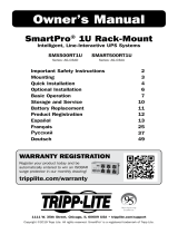 Tripp Lite Owner's Manual SmartPro® 1U Rack-Mount Инструкция по применению