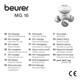 Beurer MG 16 Инструкция по применению